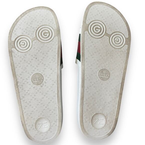 Mens Gucci Pursuit 72 Slide Sandals Shoes with box  sz 8 - Picture 4 of 10